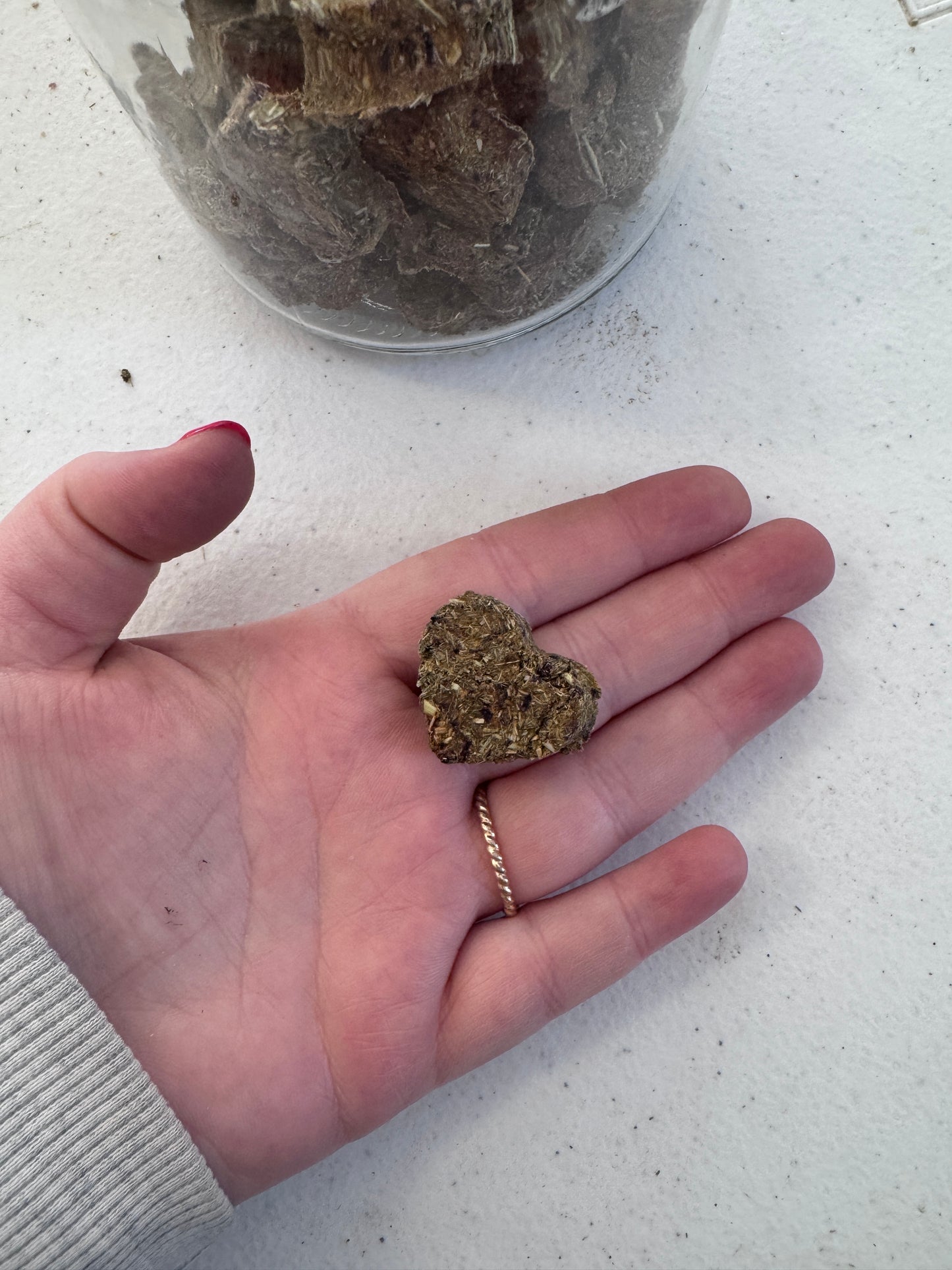 Probiotic Rabbit Hearts – Hay, Oat, Pumpkin & Blueberry, Ginger | 25 Pack