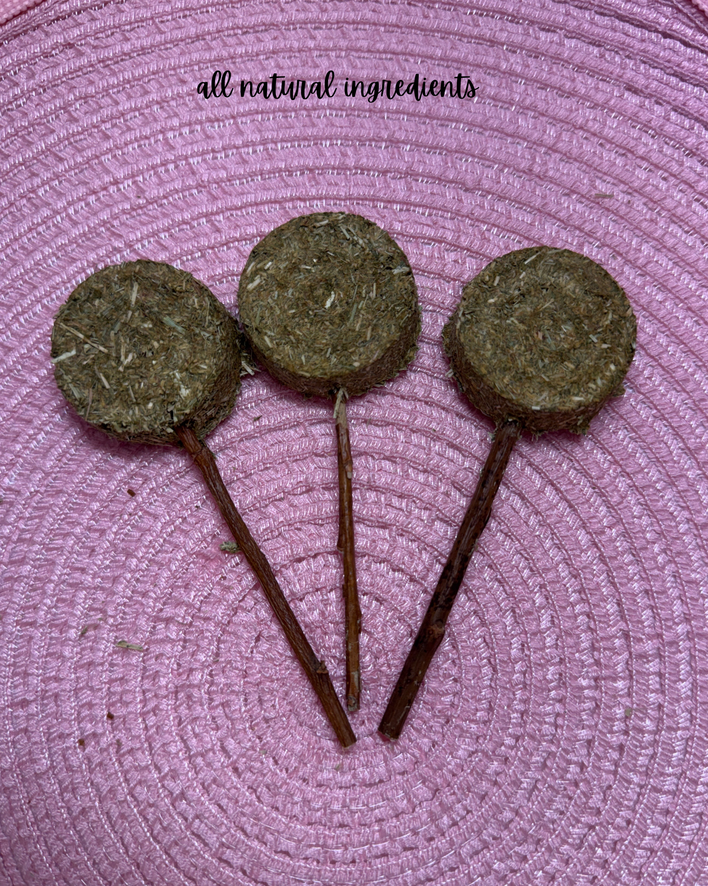 Loppy Pops – Hay Based Bunny Lollipops (Pack of 3)