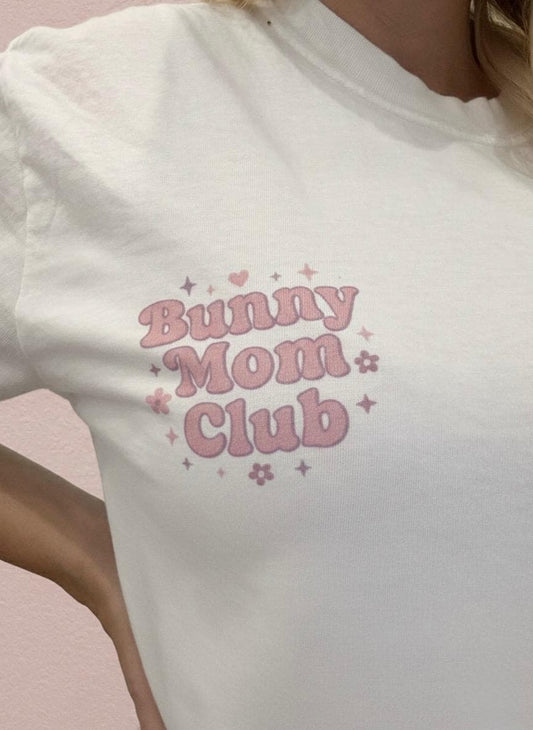 Bunny Mom Club Shirt-Rabbit Mom Shirt-Rabbit Lover Gift- Bunny Shirt
