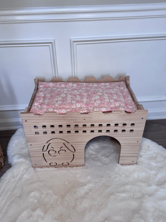 Bunny Pet Cushion for Castle or Bed | Hand Sewn Rabbit Cushion | Custom | ONLY CUSHION