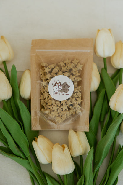 Tiny Twinkles Bunny Treats | Organic Oat Stars| Healthy Rabbit Snacks | Rabbit Training Treats| 1.4-1.5 oz bag