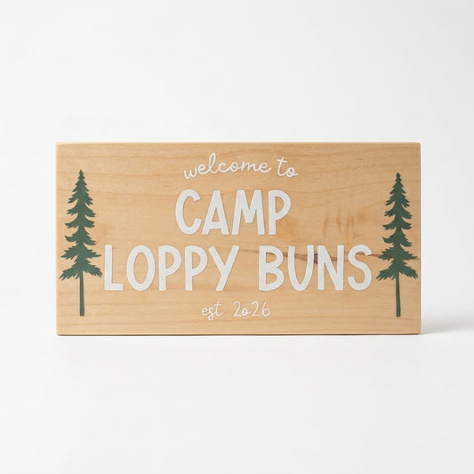 Custom Camp Sign
