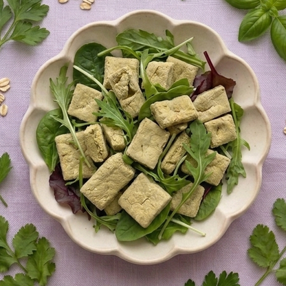 BUNNY CROUTONS | Salad Topper | Bunny Treats | Cilantro, Parsley, Basil, Oats